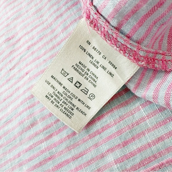 Anthropologie Holding Horses Linen Ruffled Blouse Medium - Picture 8 of 10